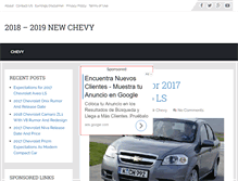 Tablet Screenshot of newchevycar.com